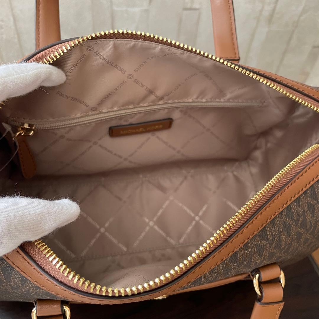 訳あり新品 MICHAEL KORS ハンドバッグ ブラウン