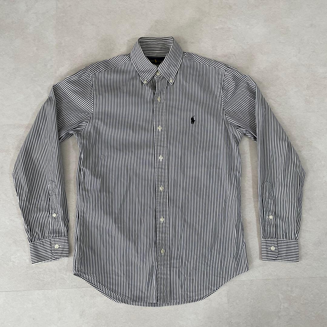 古着 POLO RALPH LAUREN 長袖シャツ サイズ XS ストライプ