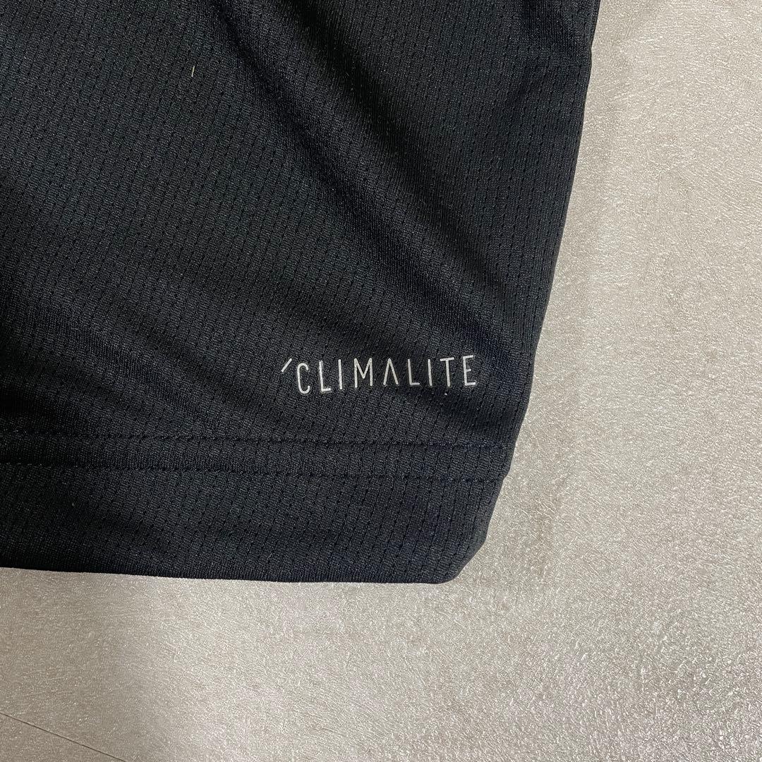 【美品】adidas 半袖Tシャツ CLIMALITE Mサイズ ブラック