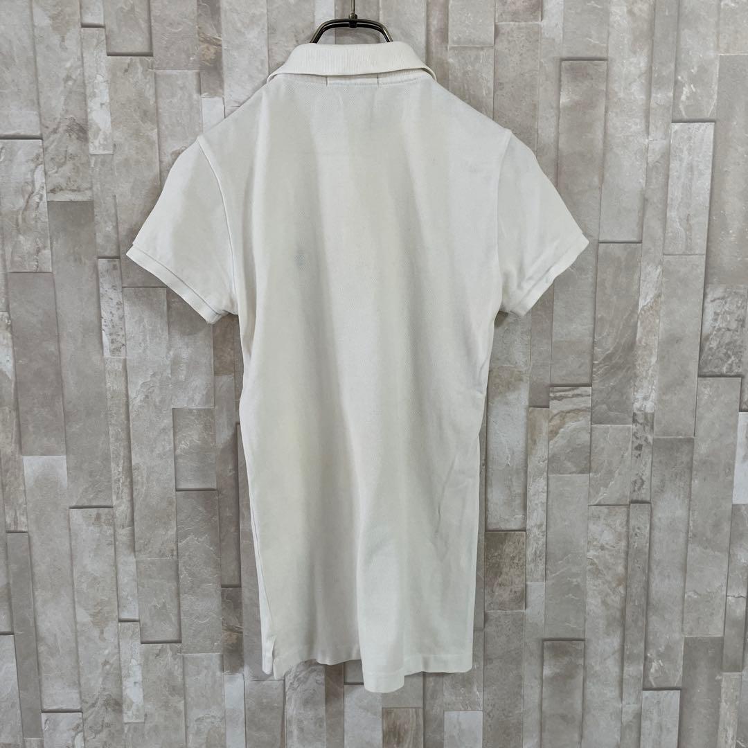 90s POLO RALPH LAUREN 半袖ポロシャツ XS ホワイト