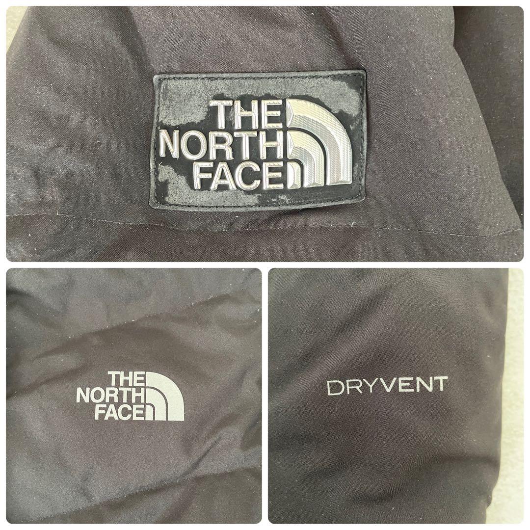 古着 THE NORTH FACE ダウンジャケット DRYVENT 黒色 M