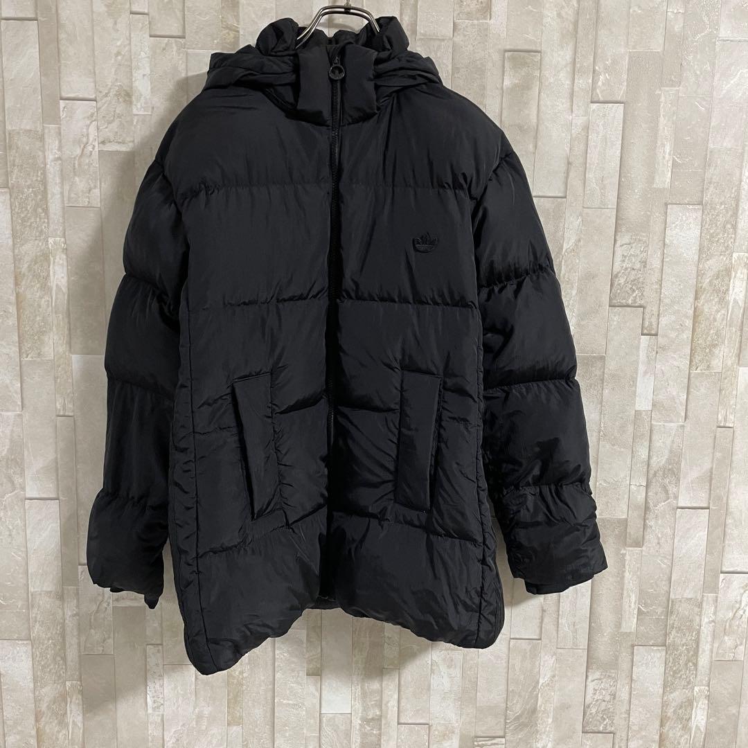 【美品】adidas Originals ダウンジャケット トレフォイルロゴ