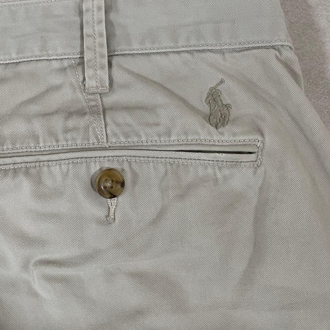 古着 POLO RALPH LAUREN ハーフパンツ サイズ38 ベージュ