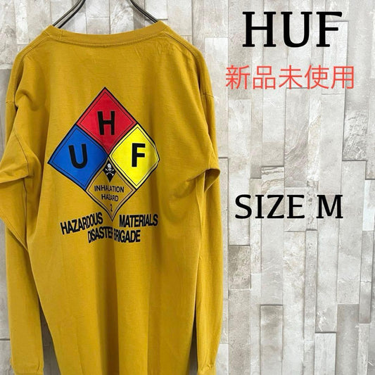 【新品未使用タグ付】希少 HUF HAZARD バックプリントTシャツ M