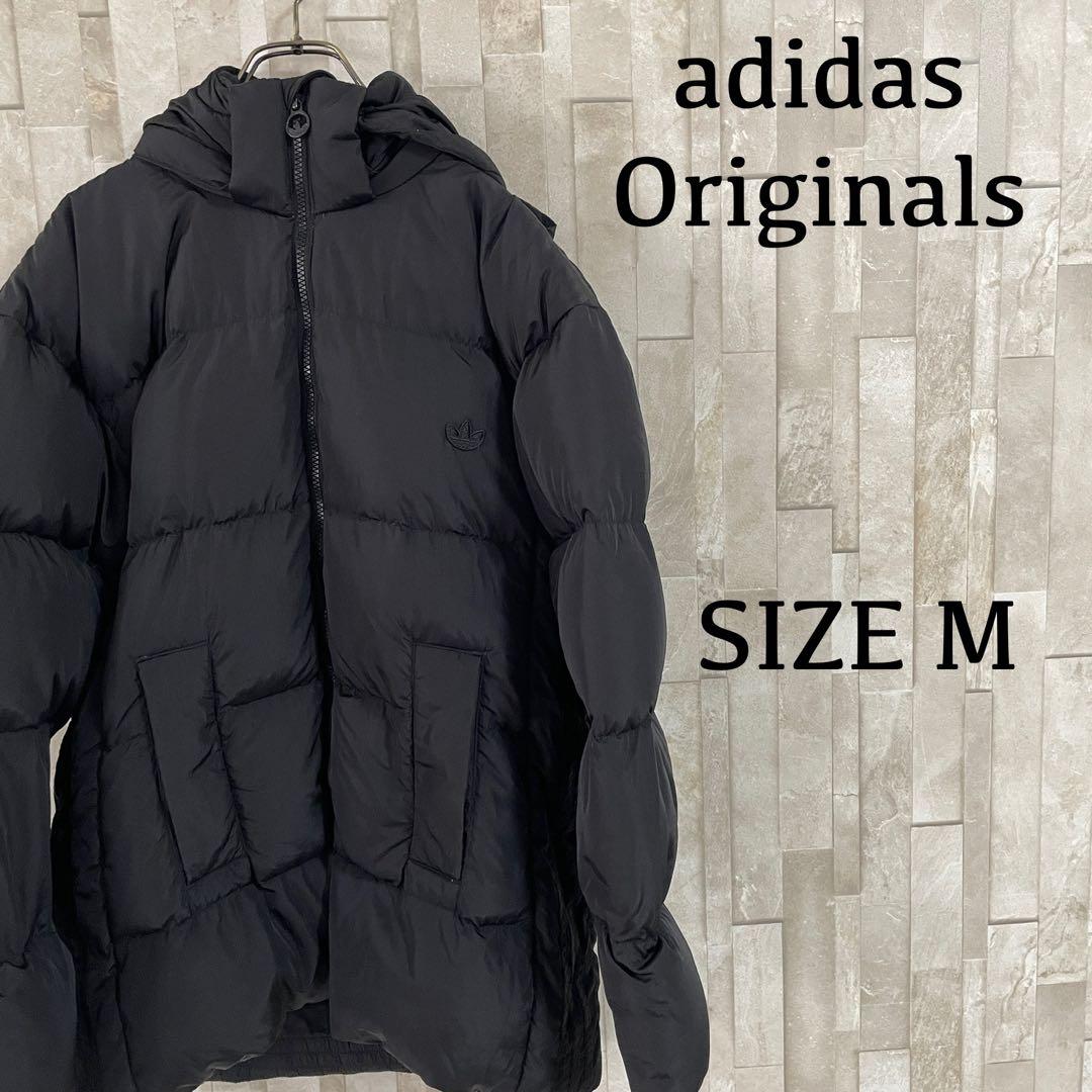 【美品】adidas Originals ダウンジャケット トレフォイルロゴ