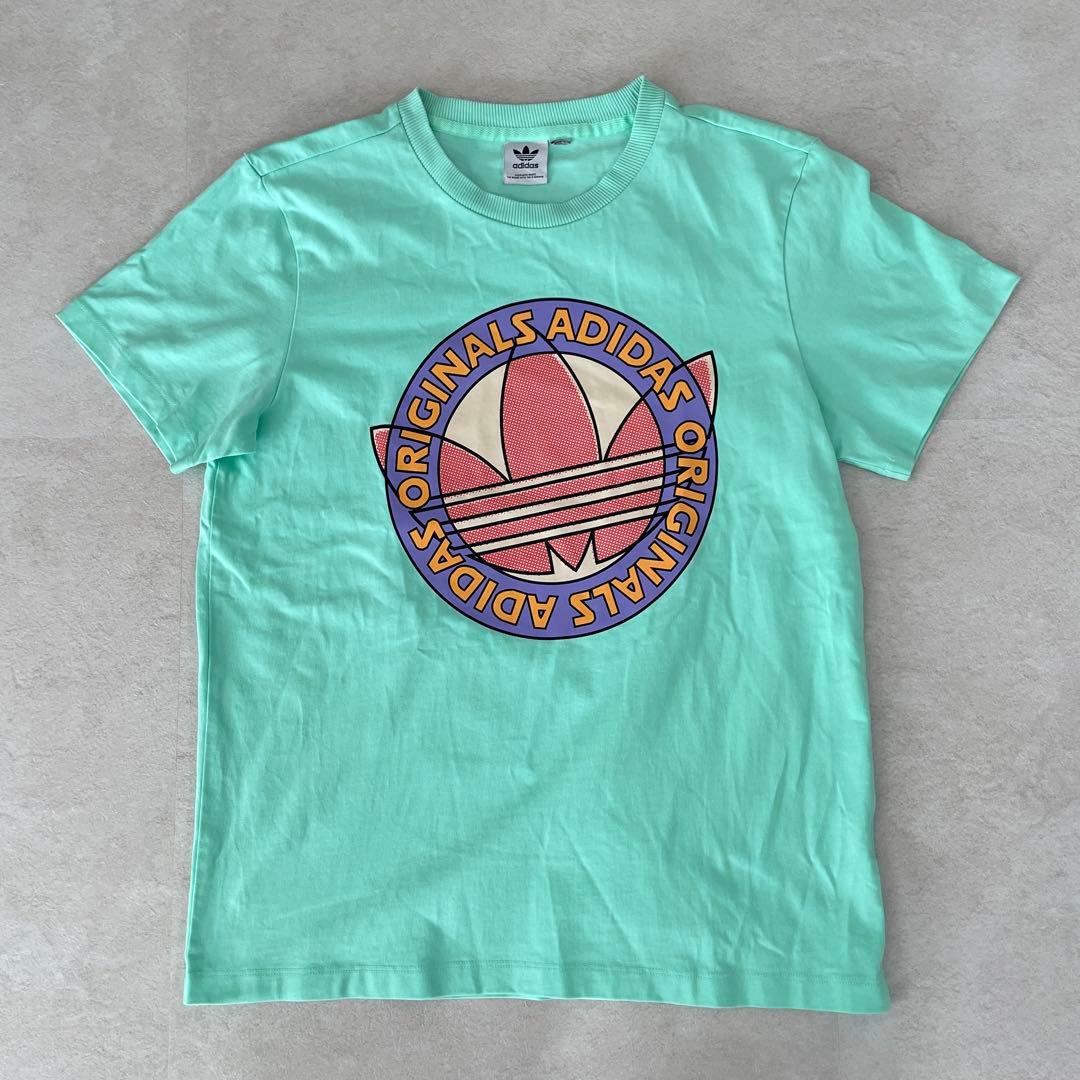 古着 adidas Originals 半袖Tシャツ トレフォイルロゴプリント
