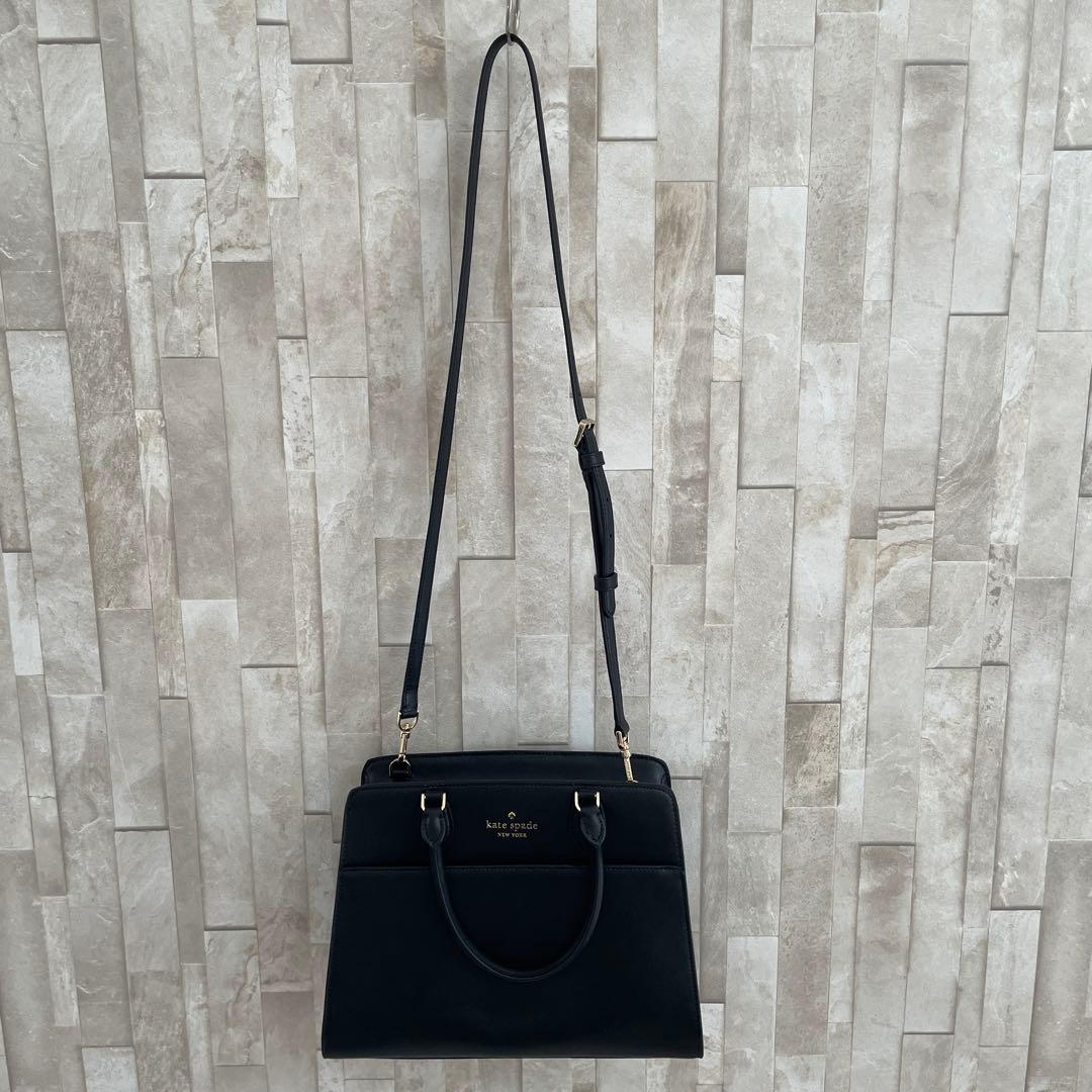 訳あり新品 kate spade ハンドバッグ 2way 黒