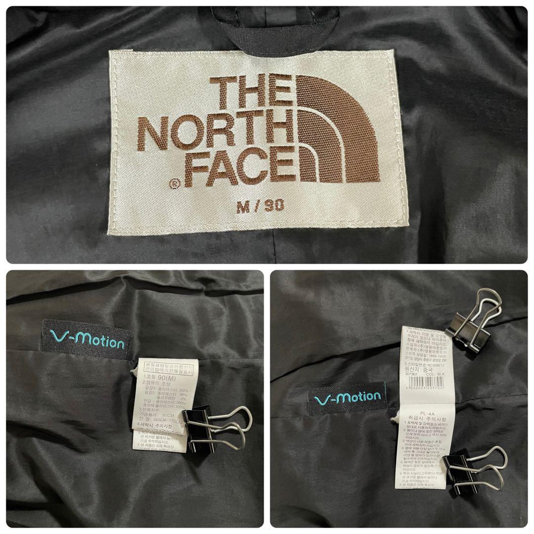 古着 ザノースフェイス ダウンコート ホワイトレーベル V-motion 黒 M