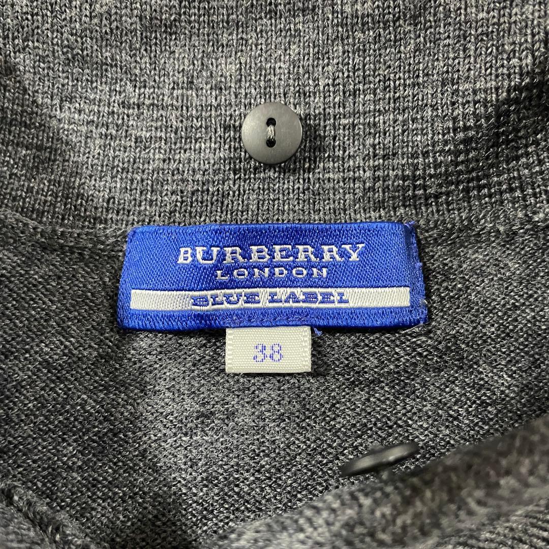 【美品】BURBERRY LONDON ブルーレーベル 長袖ニットブラウス