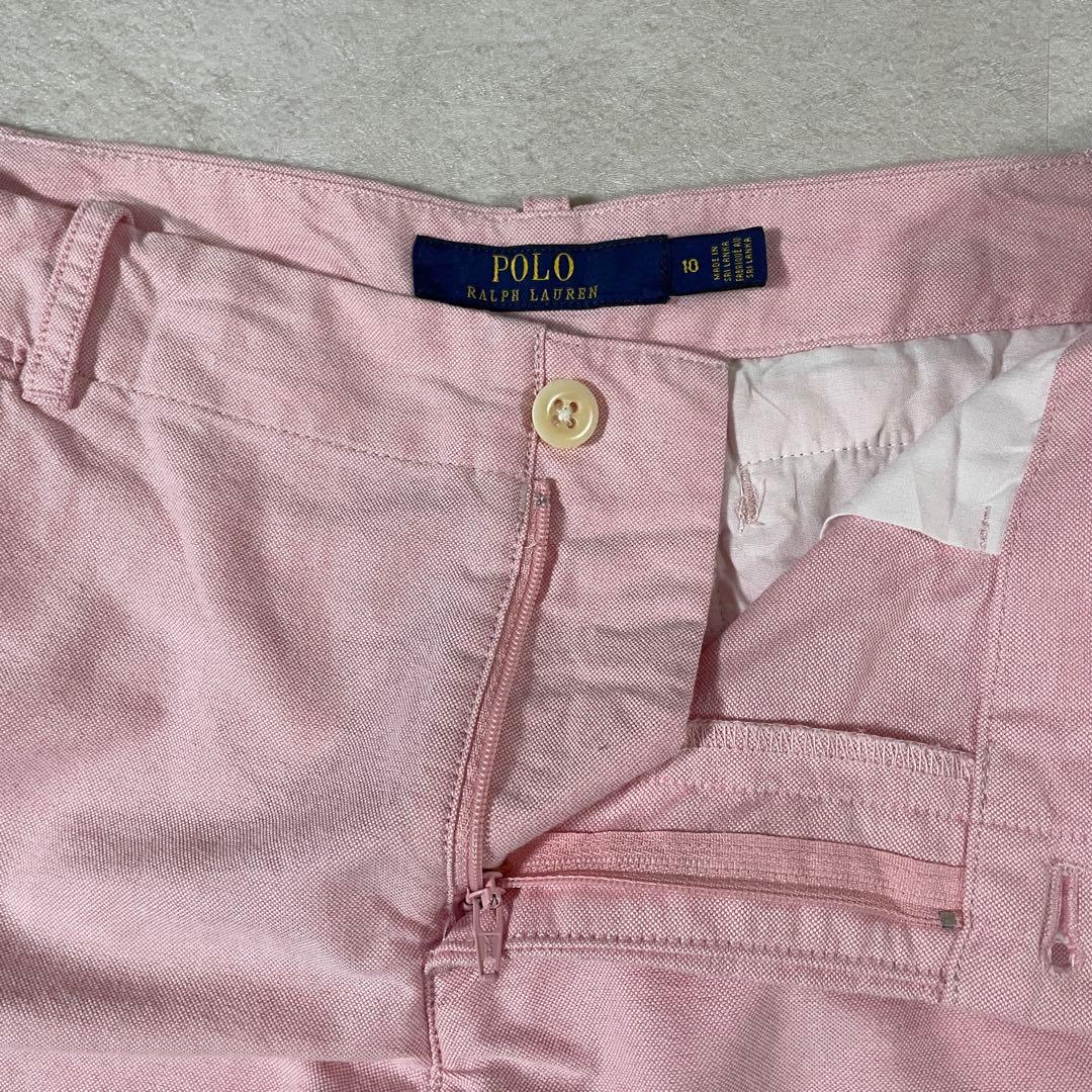 【美品】POLO RALPH LAUREN ハーフパンツ サイズ10 ピンク