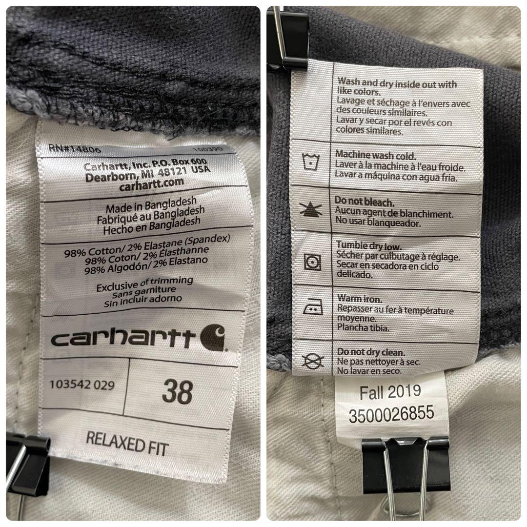 古着carhartt アメカジ ヴィンテージ ハーフパンツ グレー サイズ38