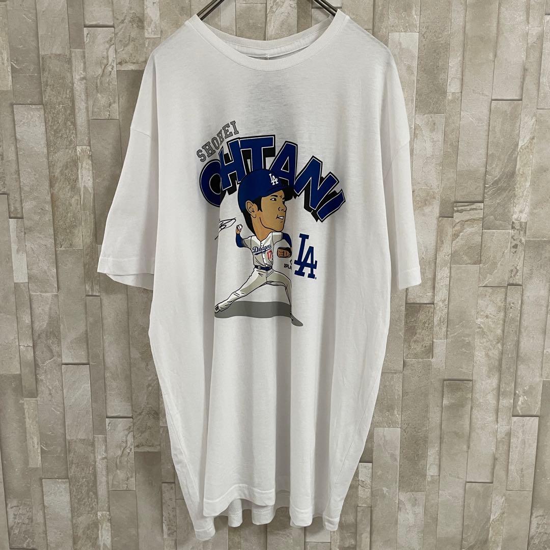 【新品未使用タグ付】NEW ERA 大谷翔平 ピッチャー Tシャツ XL 白色