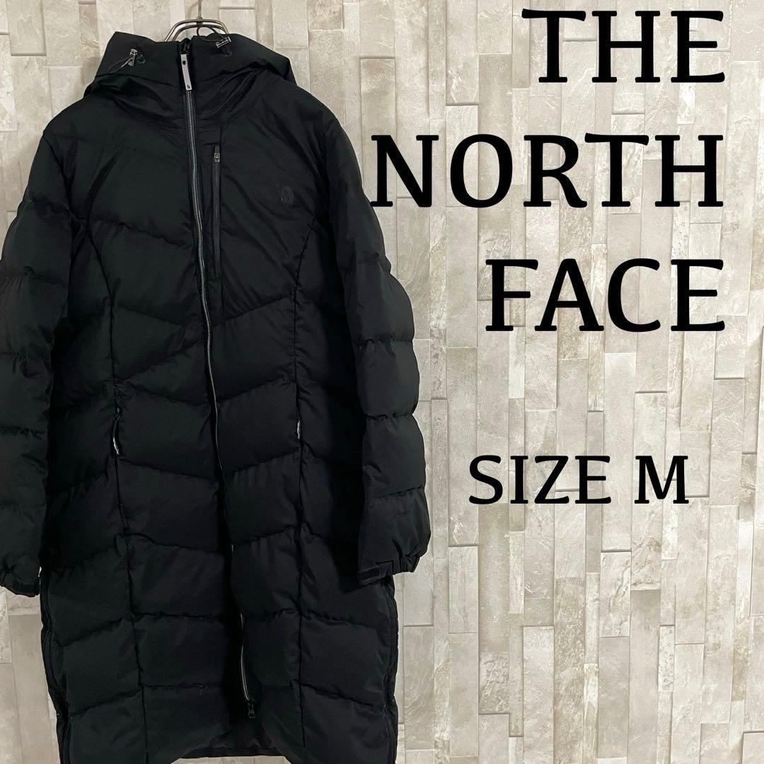 古着 THE NORTH FACE ロングダウンジャケット DRYVENT 黒