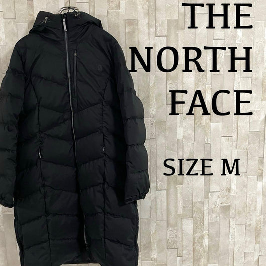 古着 THE NORTH FACE ロングダウンジャケット DRYVENT 黒