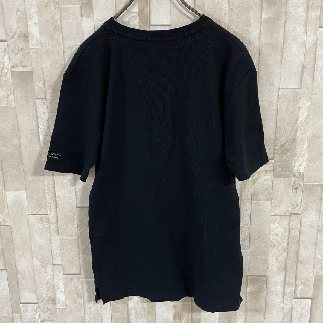 【美品】BURBERRY BLACK LABELポロシャツ サイズ2 ブラック