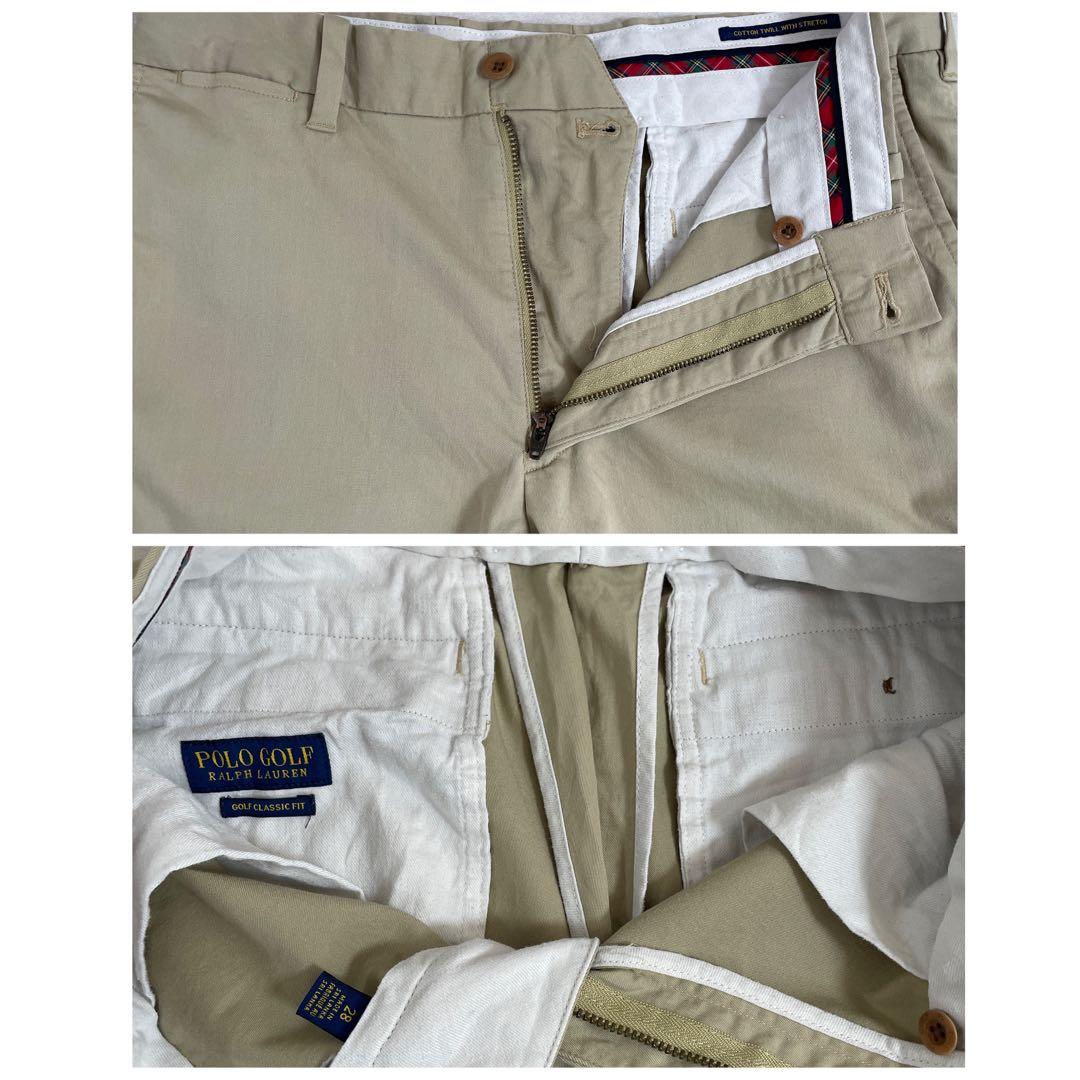 古着 POLO RALPH LAUREN ハーフパンツ サイズ28 ベージュ