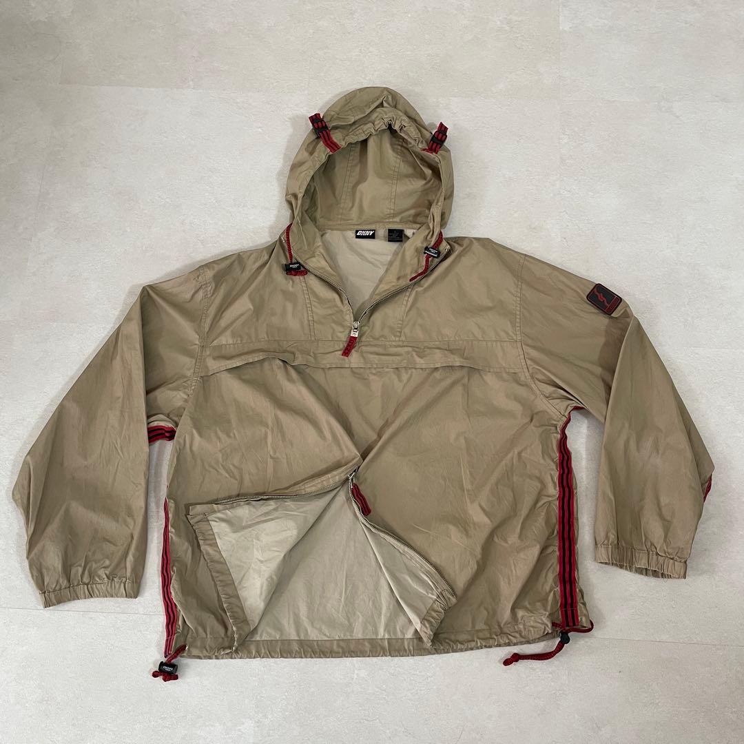 古着 DKNY アノラックパーカー サイズL ブラウン