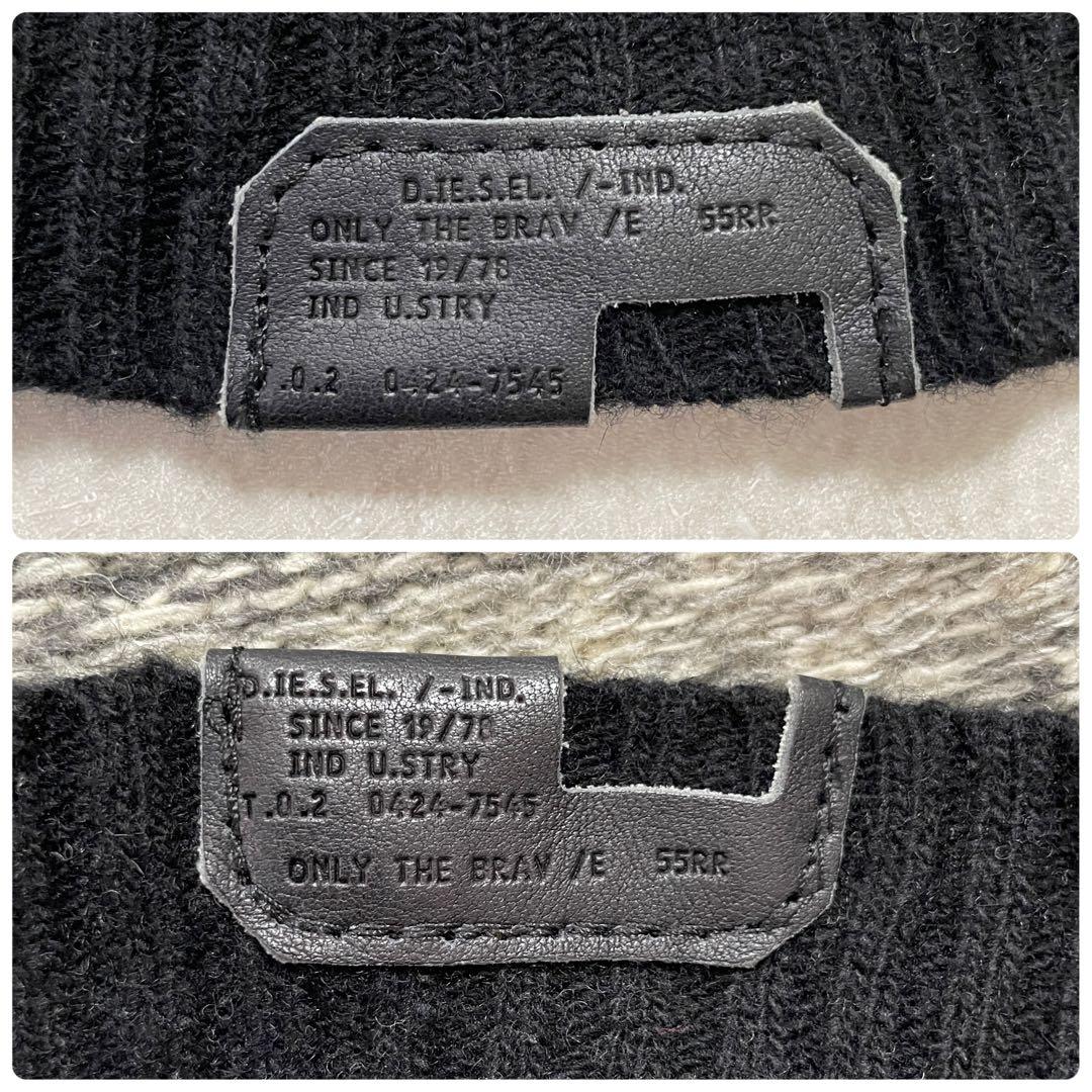 【美品】DIESEL TRICOT & Co. ニット セーター 幾何学模様