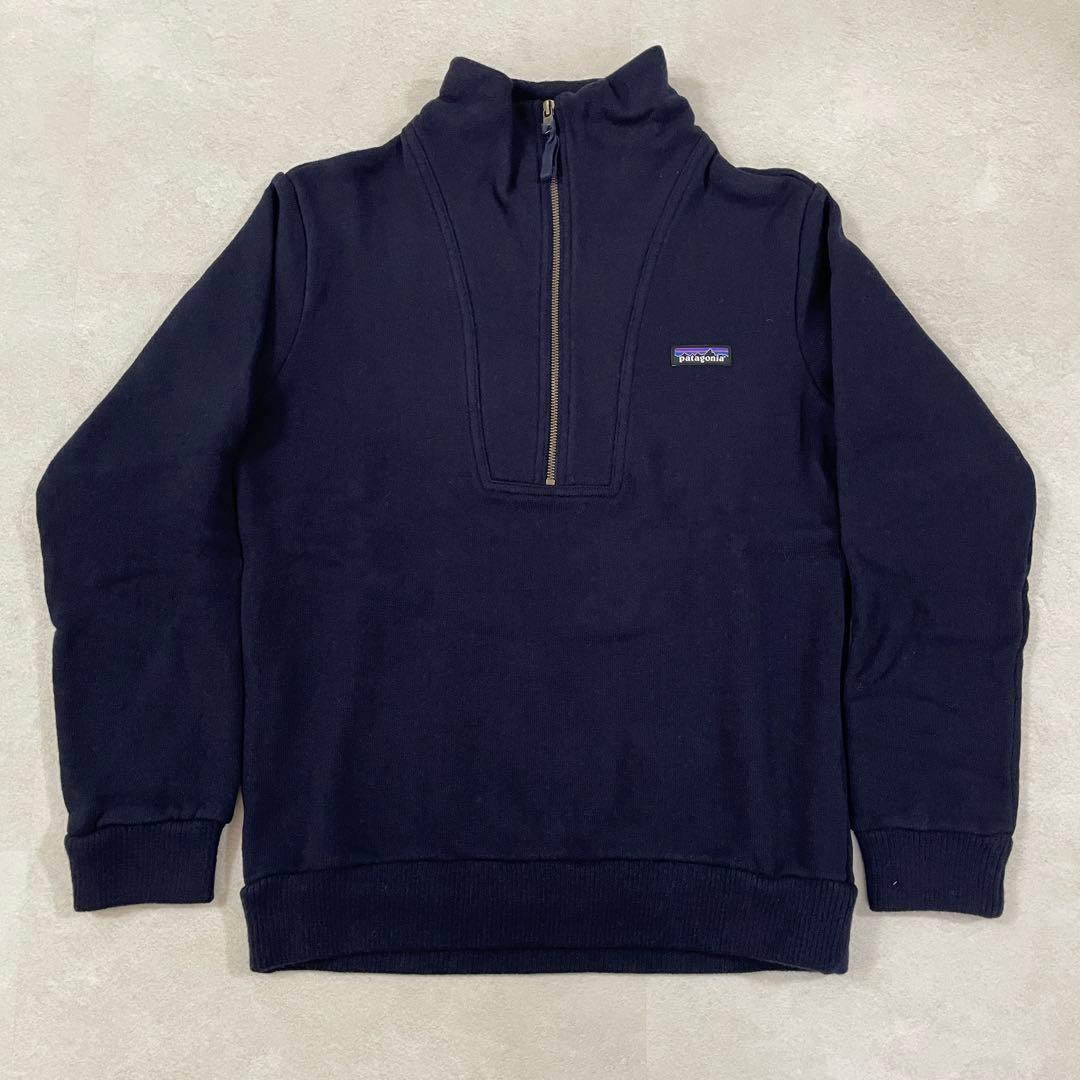 【新品未使用タグ付】patagonia フリース製プルオーバー ネイビー S