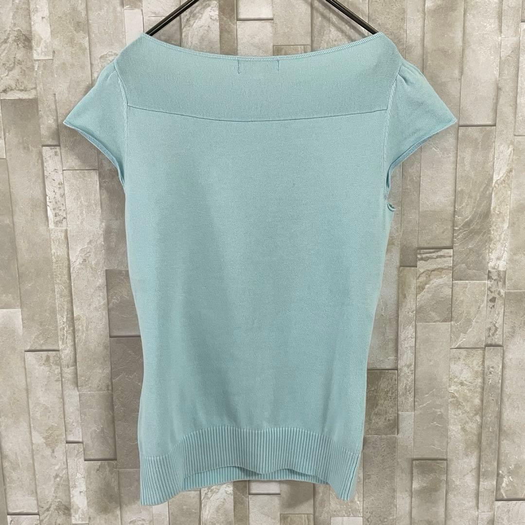 【人気】BURBERRY BLUE LABEL 半袖Tシャツ ニット サイズ38