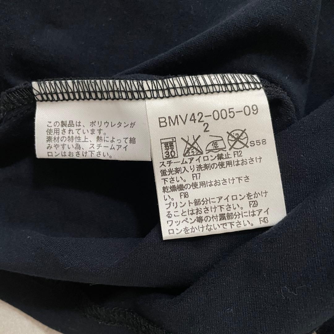 【美品】BURBERRY BLACK LABEL半袖Tシャツ Vネック 2 黒