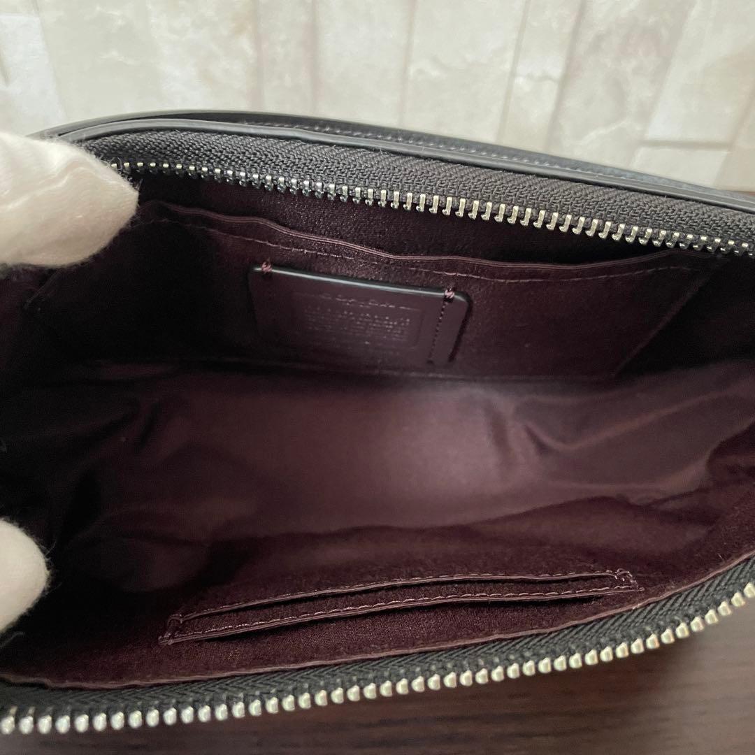 訳あり新品 COACH テリ ショルダーバッグ ブラック 2way