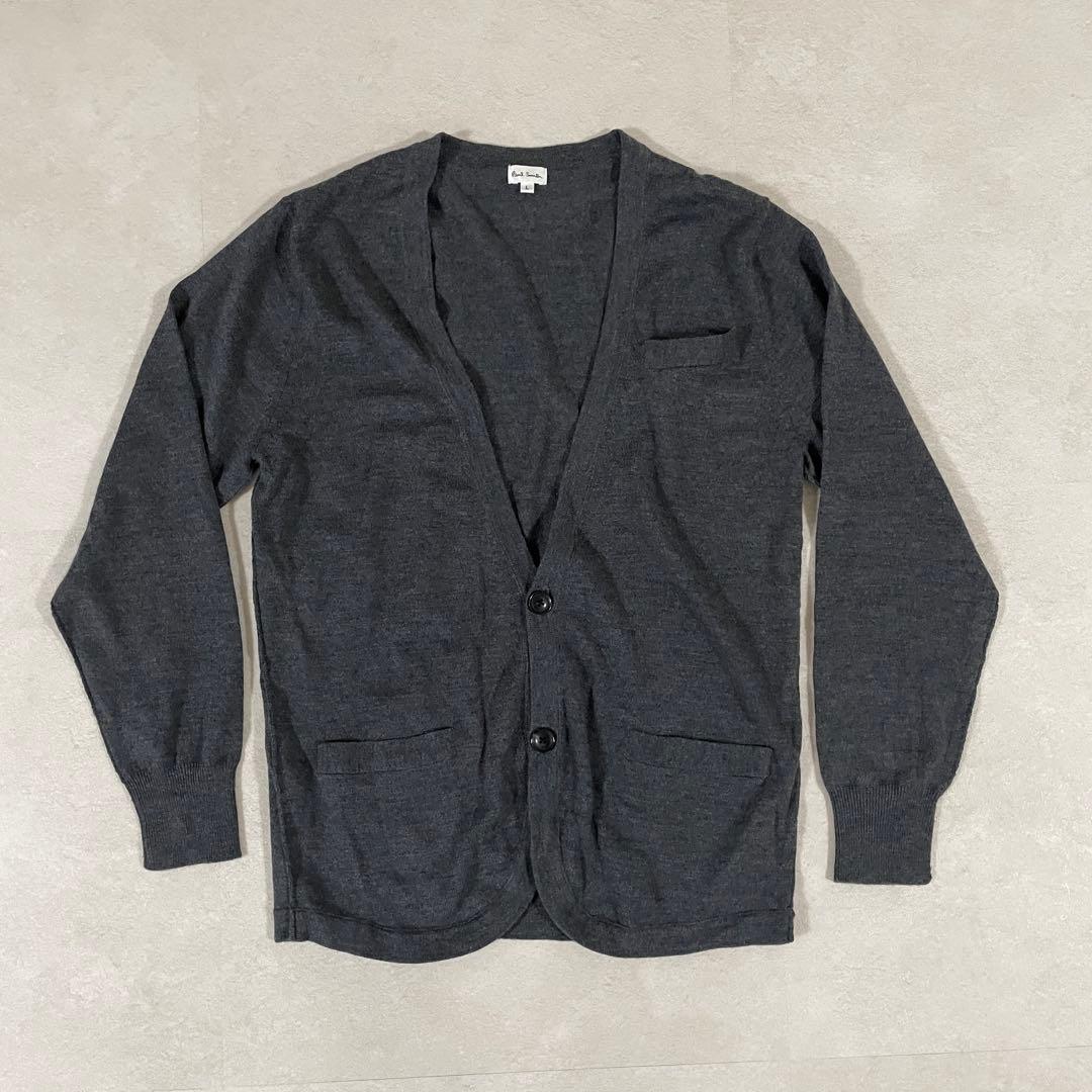 【美品】Paul Smith 長袖カーディガン サイズL ブラック