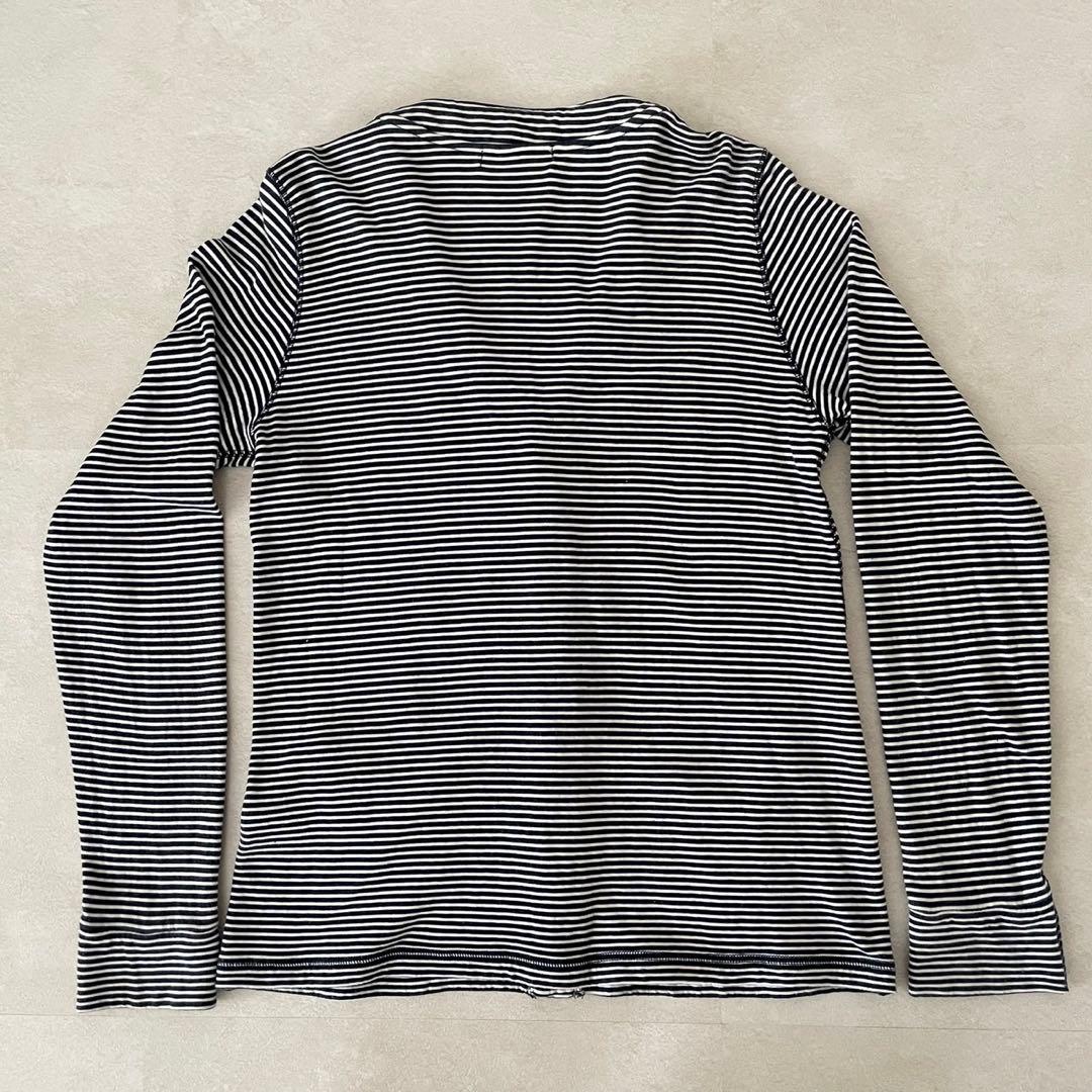 【美品】古着 GLOBAL WORK 長袖カーディガン Lサイズ ボーダー柄