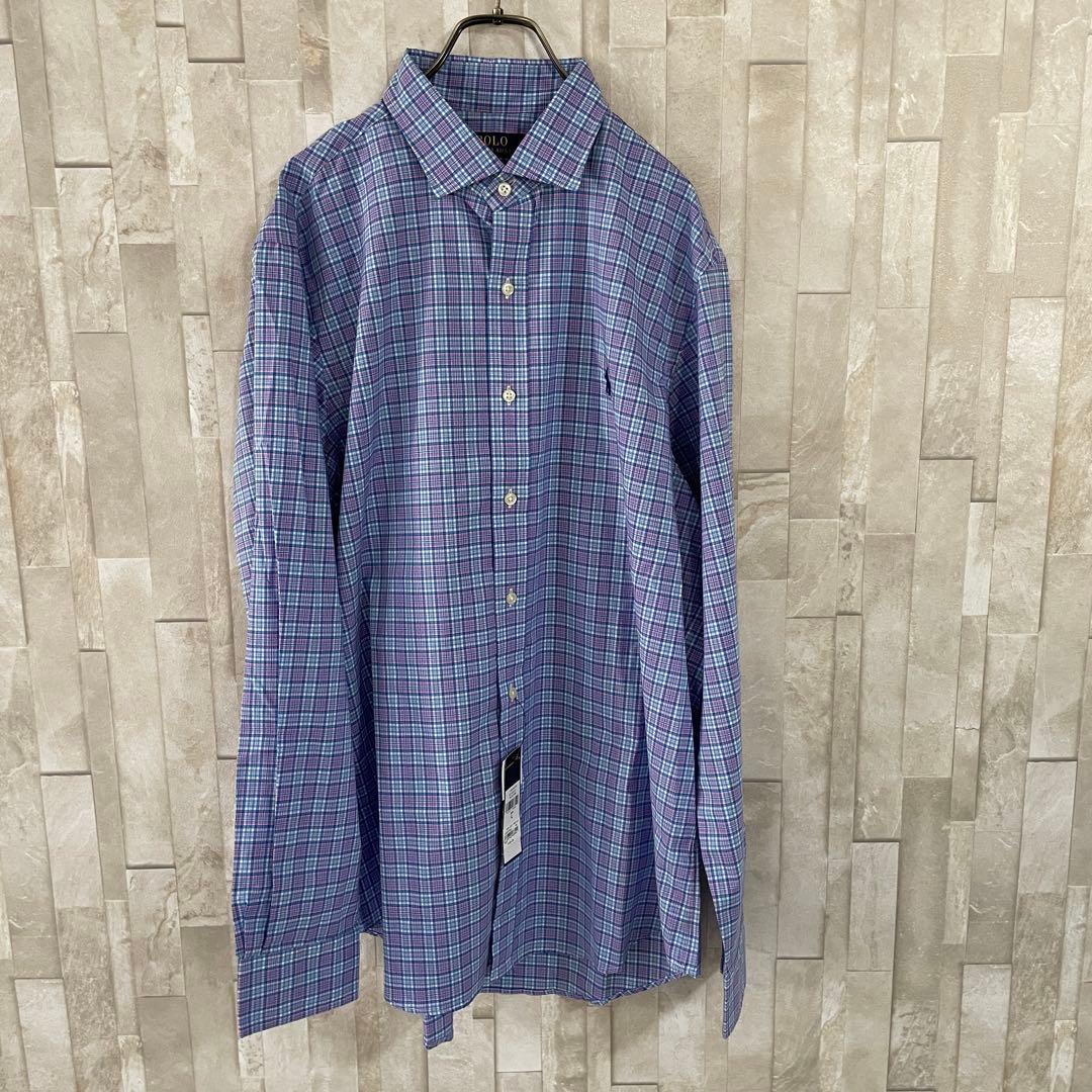 【新品未使用タグ付き】POLO RALPH LAUREN 長袖シャツ ポニー