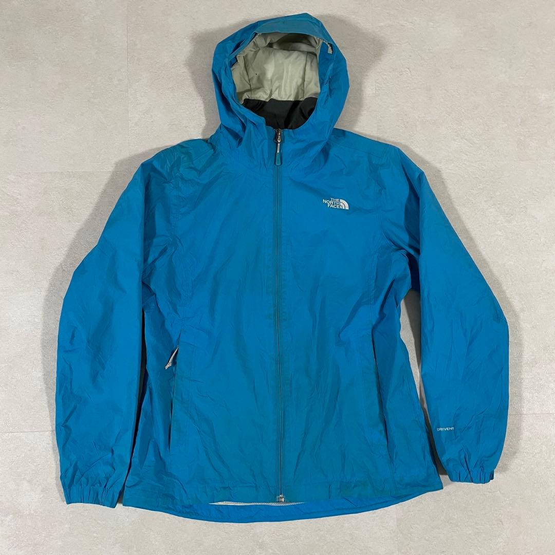 古着 THE NORTH FACE マウンテンパーカー DRYVENT 青 M