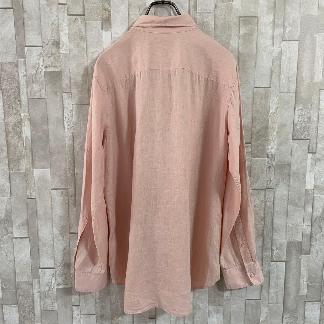 古着 RALPH LAUREN 長袖シャツ サイズLG 170/96A ピンク