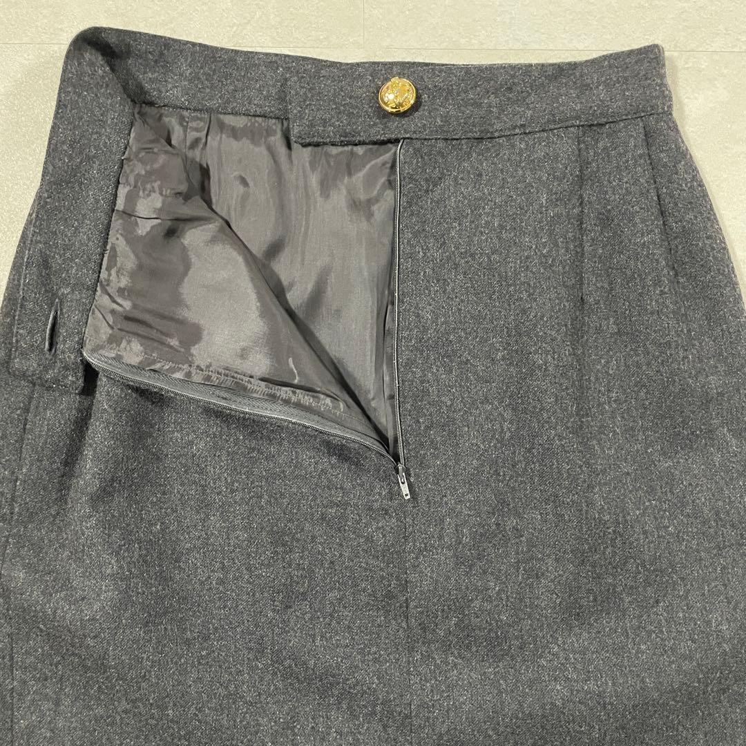 【美品】Salvatore Ferragamo 膝丈スカート イタリア製