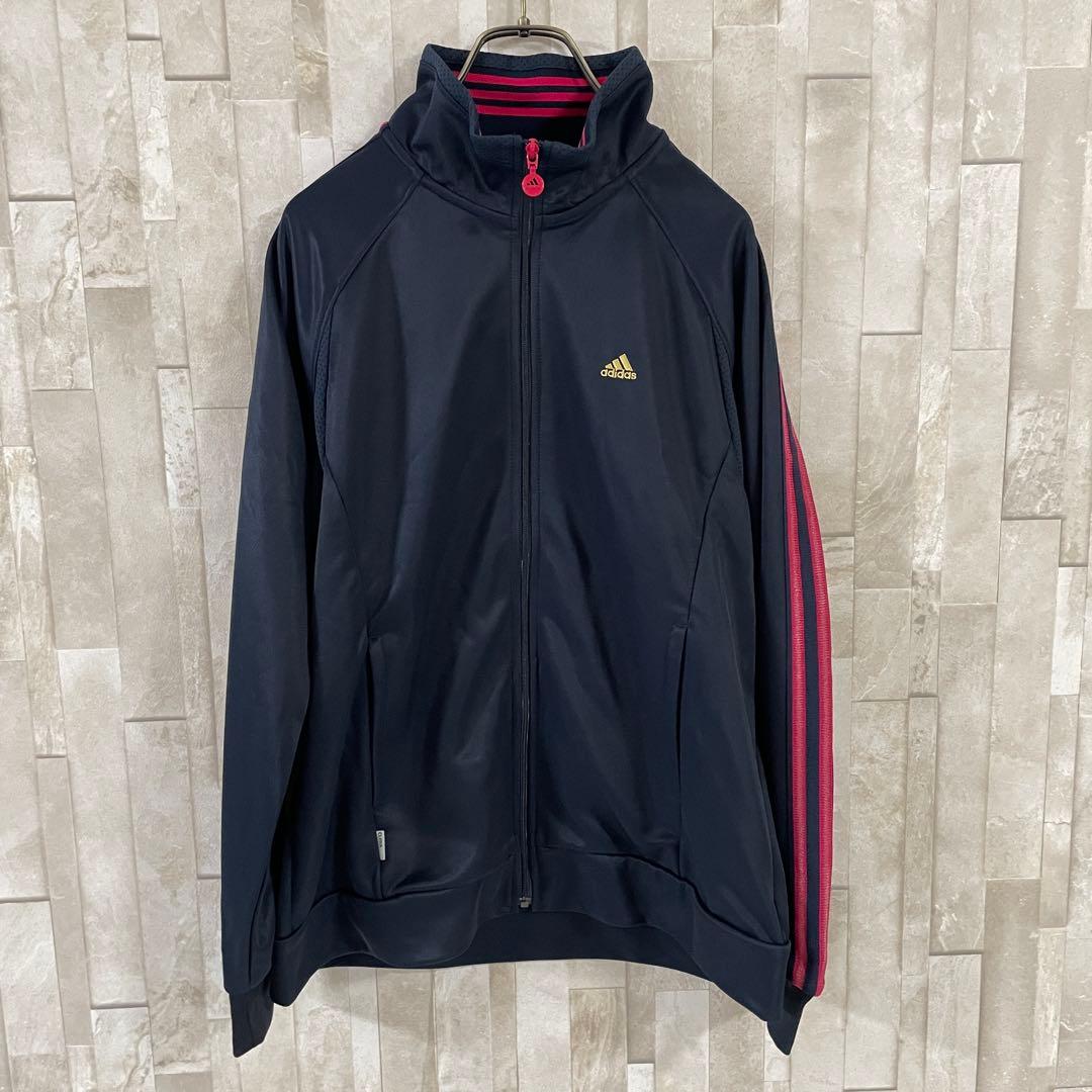 【新品未使用タグ付】adidas トラックジャケット 上下セット L ネイビー