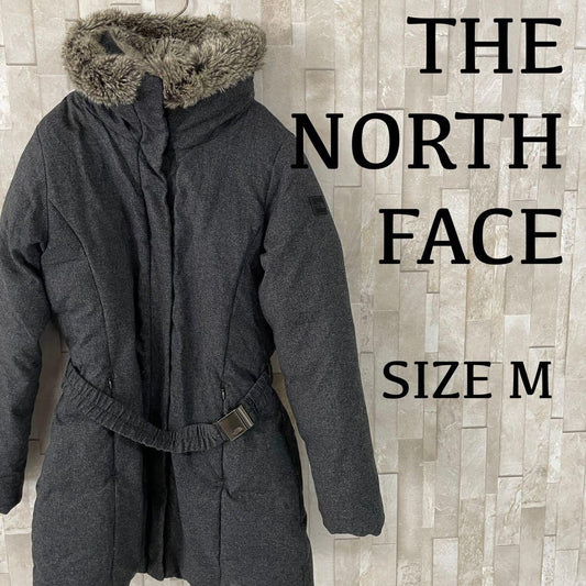 【海外限定】THE NORTH FACE ロングコート ファーベルト付 M