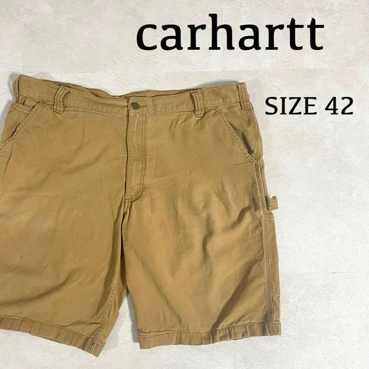 古着 carhartt ハーフパンツ サイズ42 ブラウン