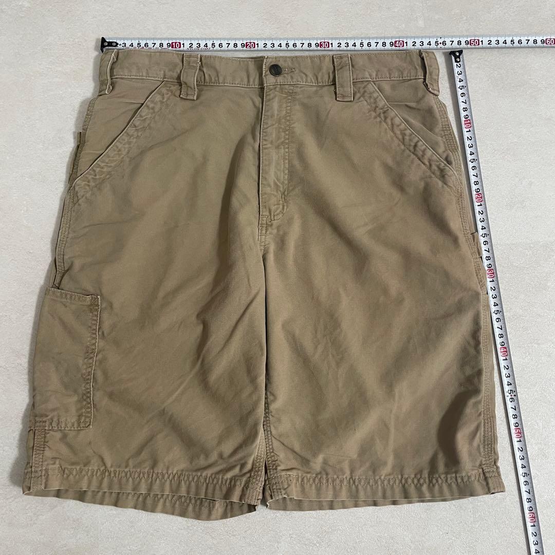 【人気商品】古着 Carhartt ハーフパンツ サイズ34 ベージュ