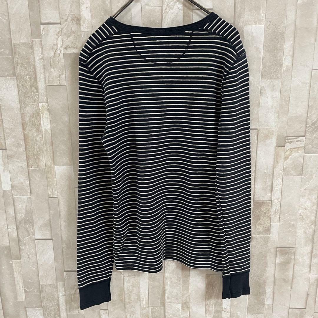 【美品】POLO RALPH LAUREN 長袖カットソー ボーダー Lサイズ