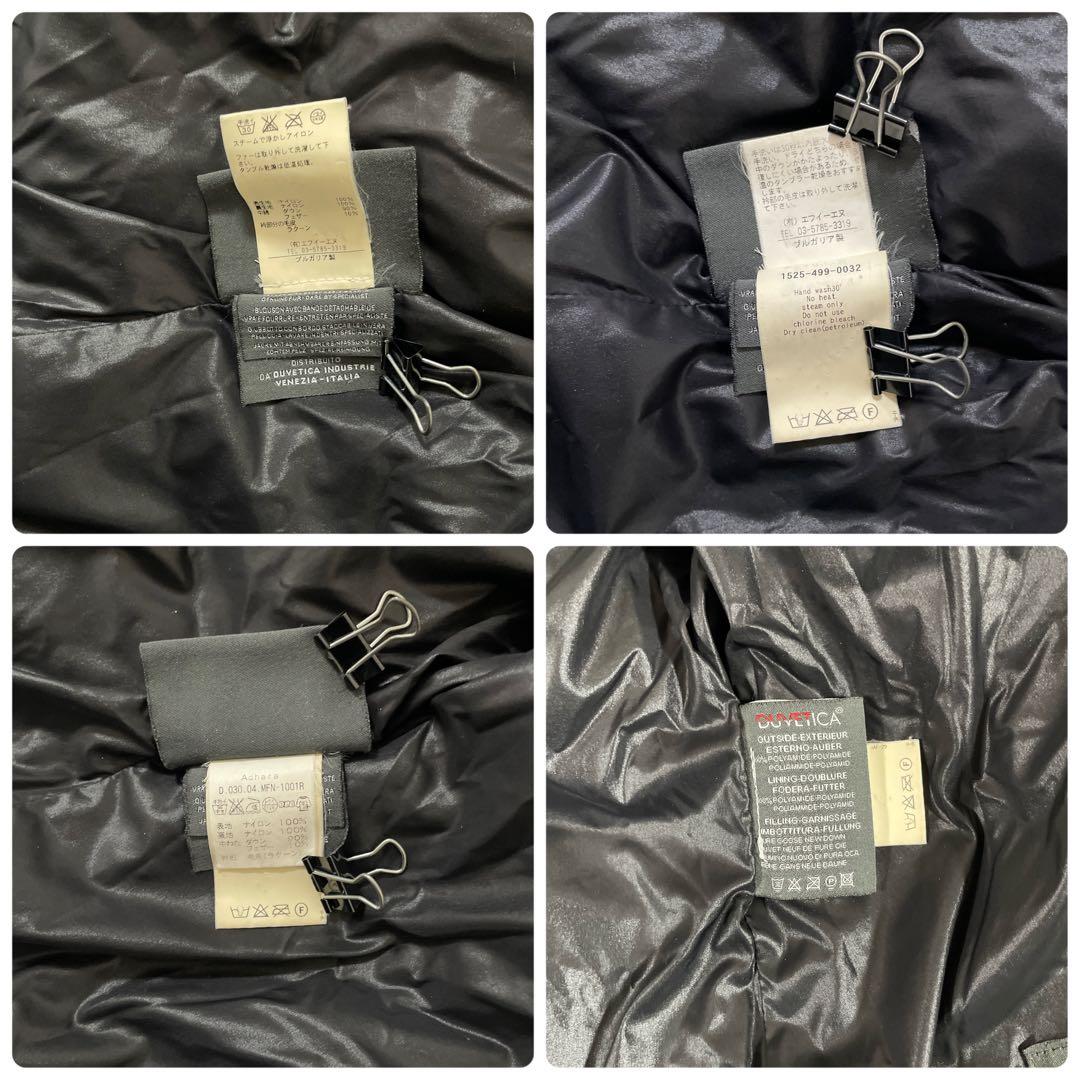【美品】 DUVETICA ダウンジャケット フード付 ブラック サイズ40
