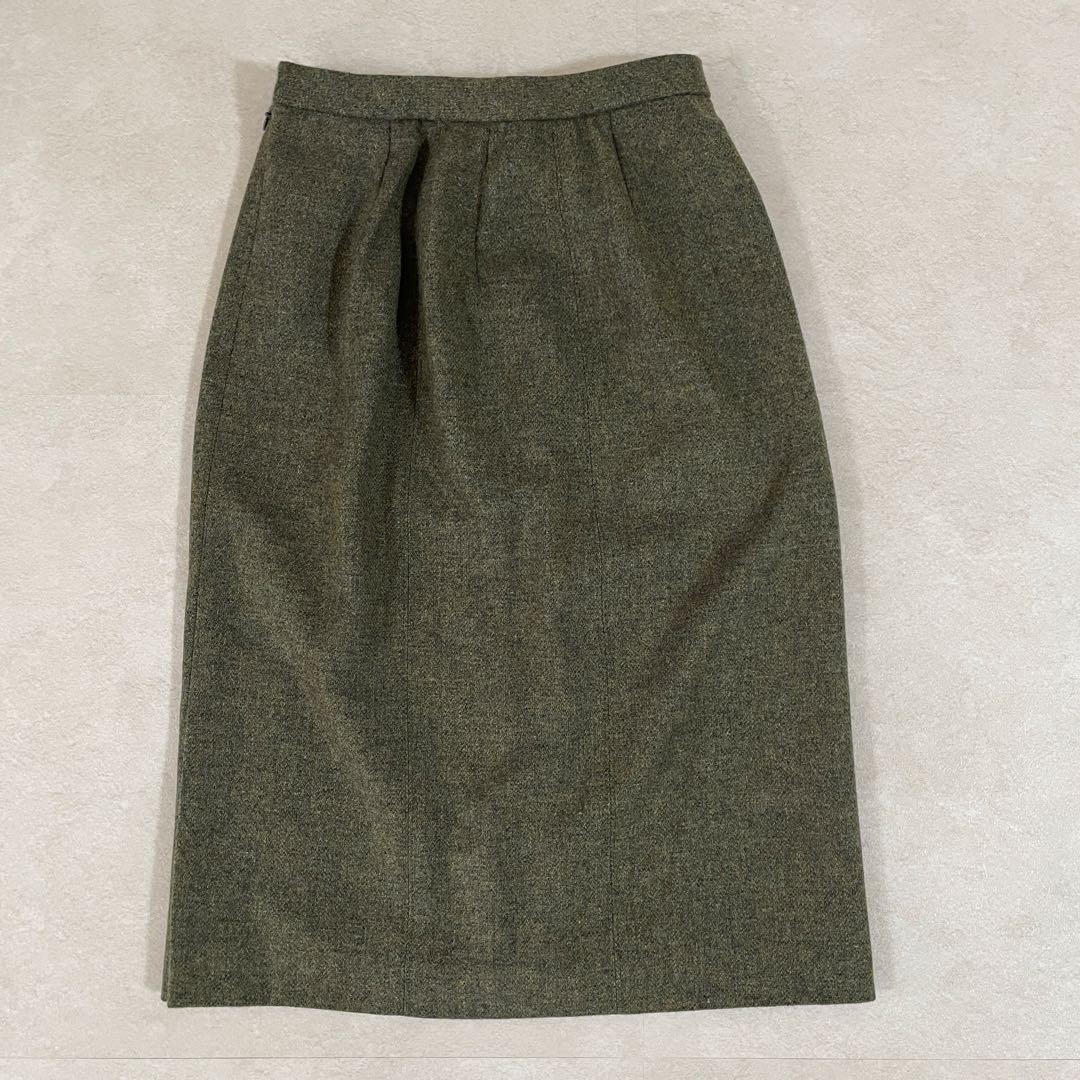 【美品】Leilian セットアップ SIZE 9 (M相当) カーキ