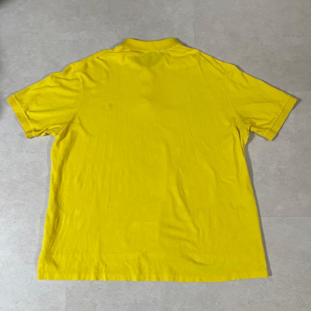 90s POLO RALPH LAUREN 半袖ポロシャツ 3XL イエロー