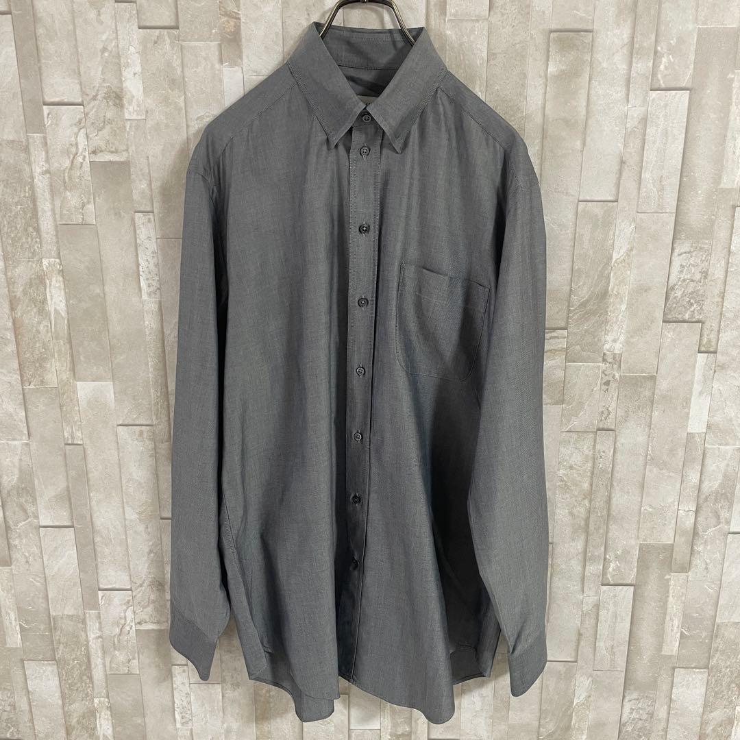 古着 ARMANI COLLEZIONI 長袖シャツ サイズ40 グレー