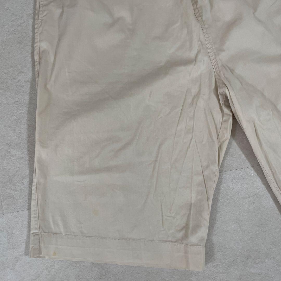 古着 POLO RALPH LAUREN ハーフパンツ サイズL クリーム色