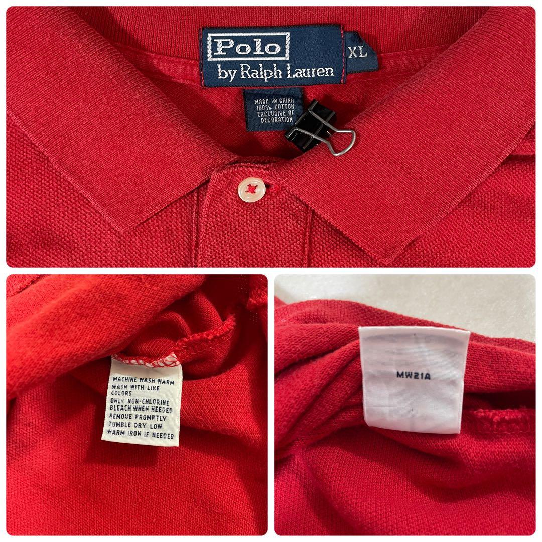 90s POLO RALPH LAUREN 半袖ポロシャツ XL トリプルポニー