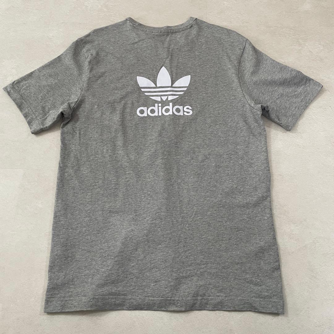 【美品】adidas originals半袖Tシャツ バックプリント 2XL