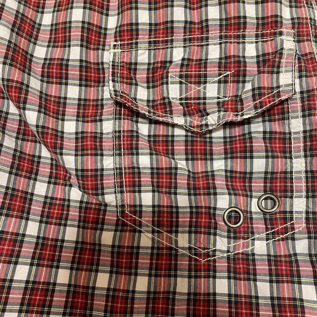 【美品】POLO RALPH LAUREN ハーフパンツ レッド系 チェック柄