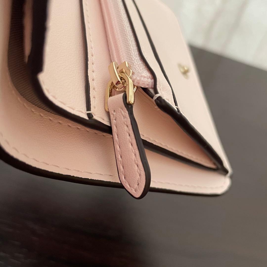 最終値下げ！訳あり新品 kate spade 二つ折り財布 ピンク