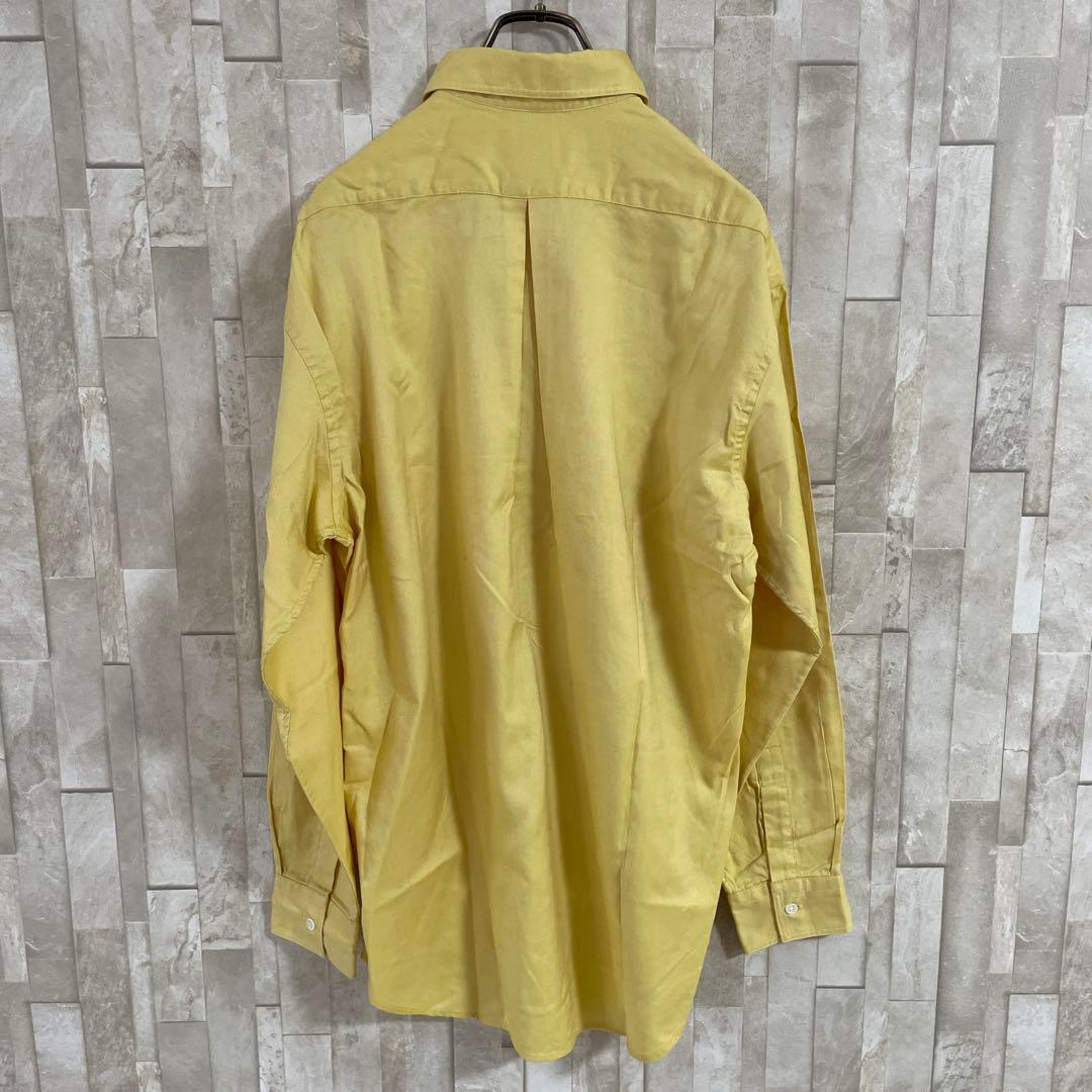 古着 Paul Smith ポールスミス 長袖シャツ サイズL イエロー