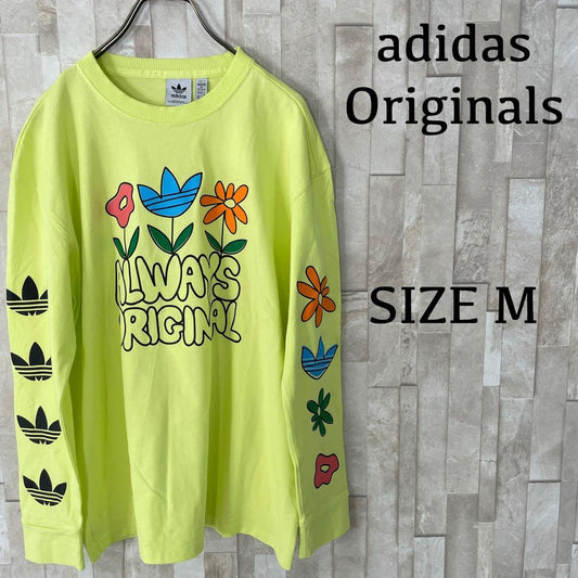 古着 adidas Originals 長袖Tシャツ グラフィックプリント M