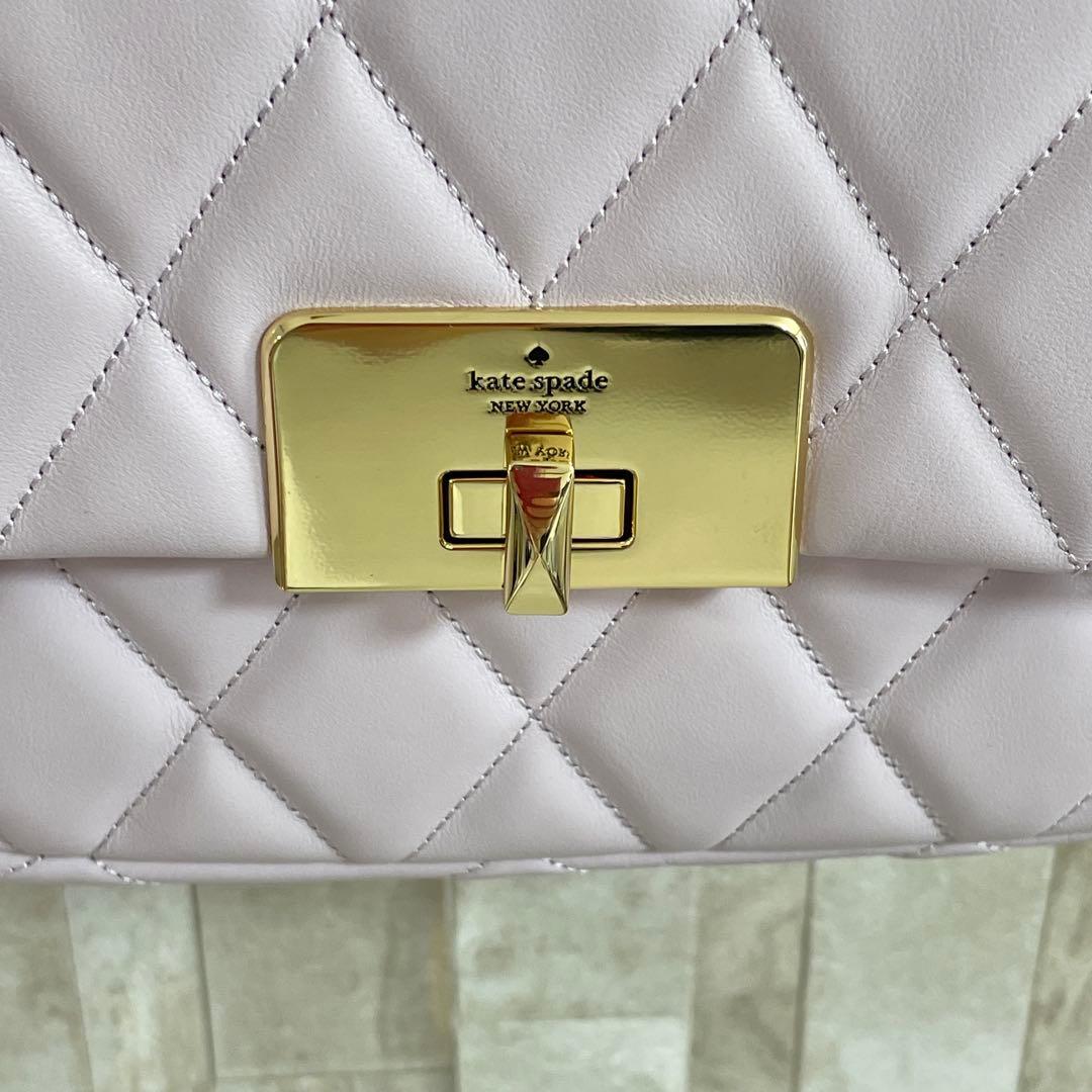 【早い者勝ち】 訳あり新品 kate spade ショルダーバッグ 淡いパープル