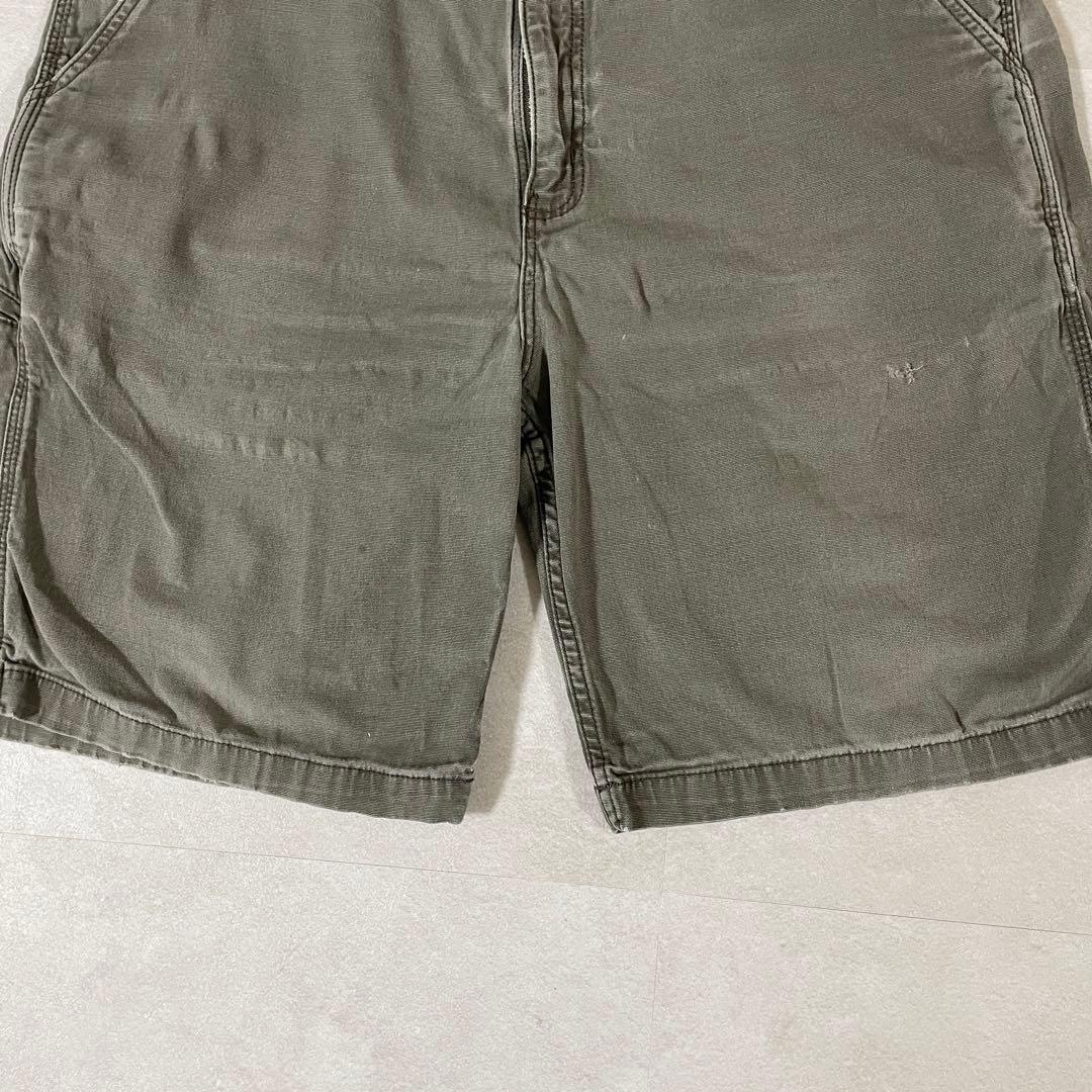 古着carhartt ハーフパンツ サイズ40 グレー